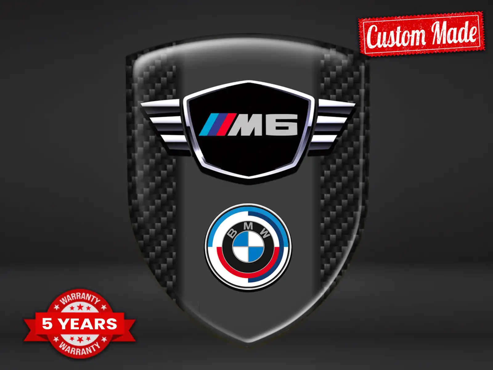 BMW Fensteraufkleber Luxus Exklusiv Auto Anpassbar